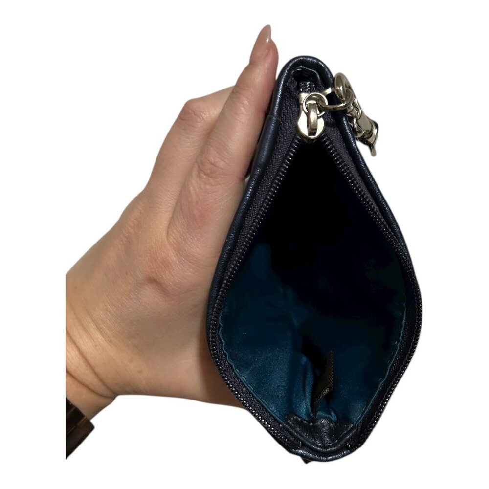 Coach Dressy Sequined Wristlet Navy - Picture 5 of 5